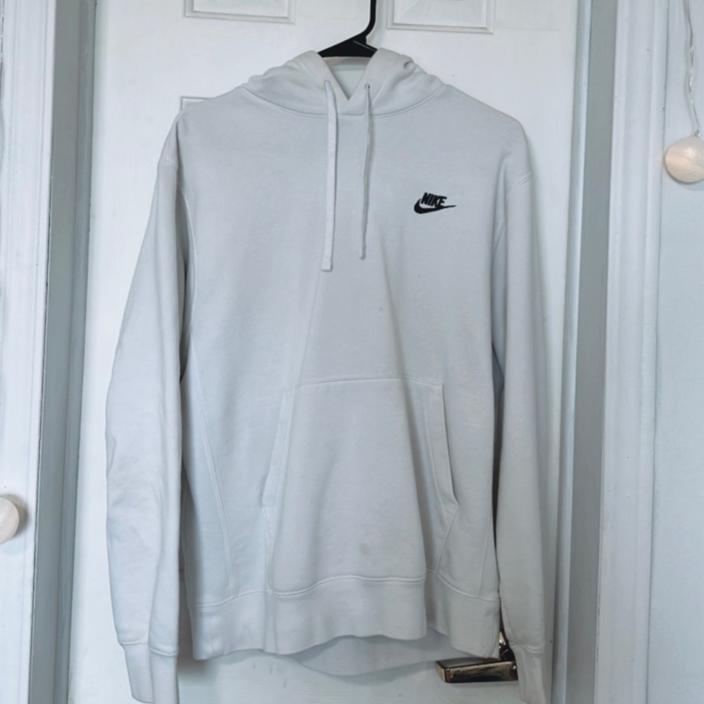 White Nike hoodie